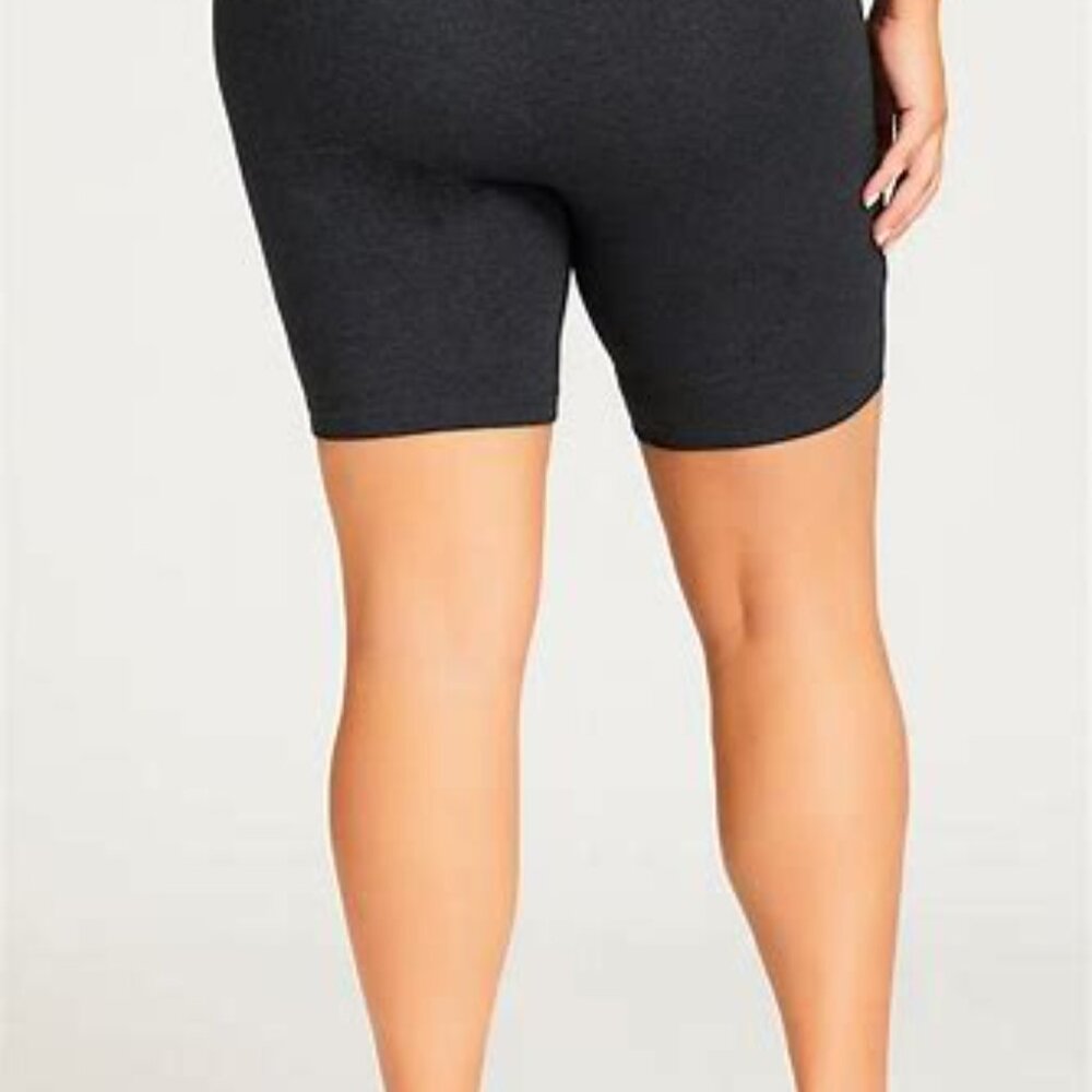 Supima® Bike Short Charcoal Sz 26-28 - Picture 3 of 3